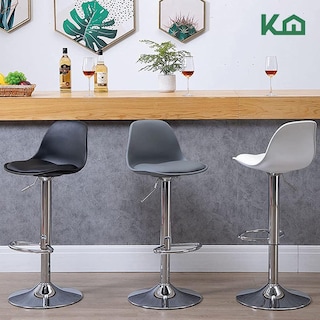 Foto 7 | Sillas Altas KingsHouse COMBO-KH-120 color Blanco 5 Piezas