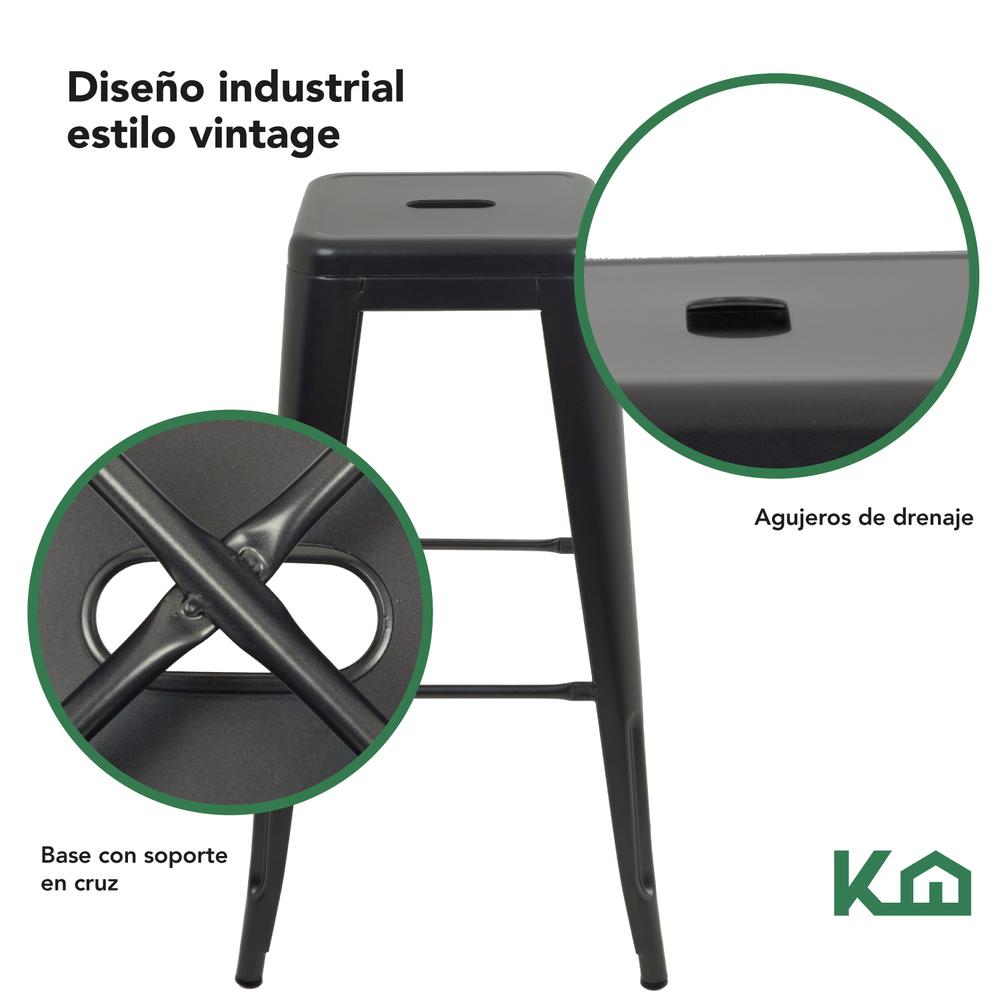Foto 4 pulgar | Bancos Kingshouse Combokingsman43 color Gris 2 Piezas