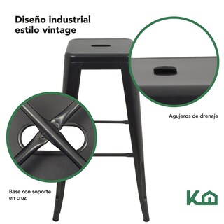Foto 3 | Bancos Kingshouse Combokingsman43 color Gris 2 Piezas