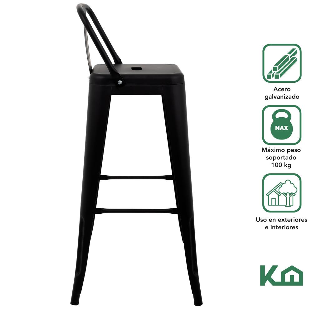 Foto 4 pulgar | Bancos Kingshouse Combokh94 Negro 2 Piezas