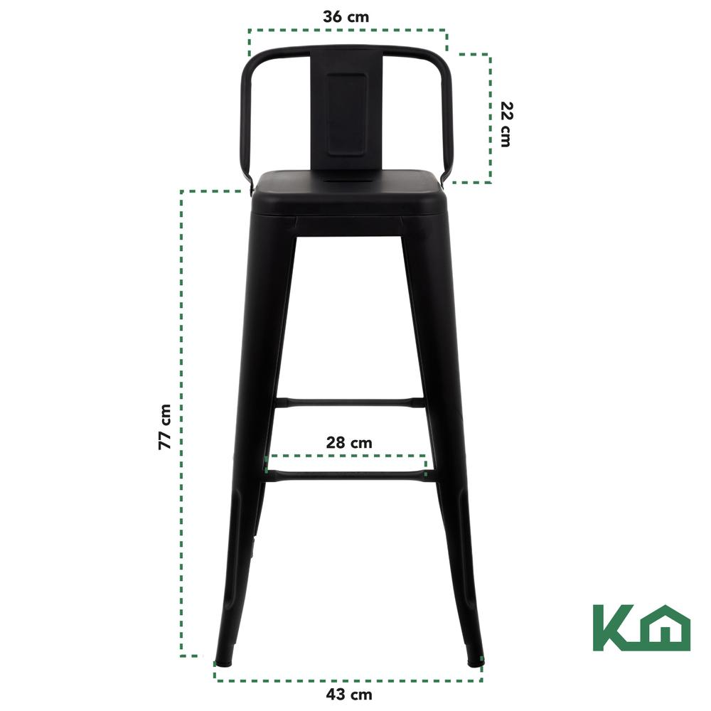 Foto 7 | Bancos Kingshouse Combokh94 Negro 2 Piezas