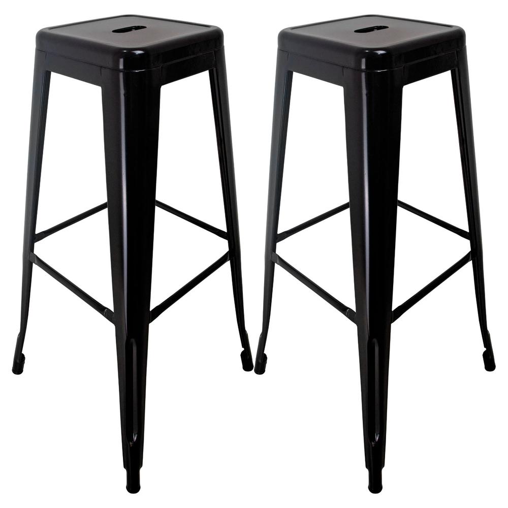 Banco Alto KingsHouse Tolix Vintage 2 Piezas para Barra