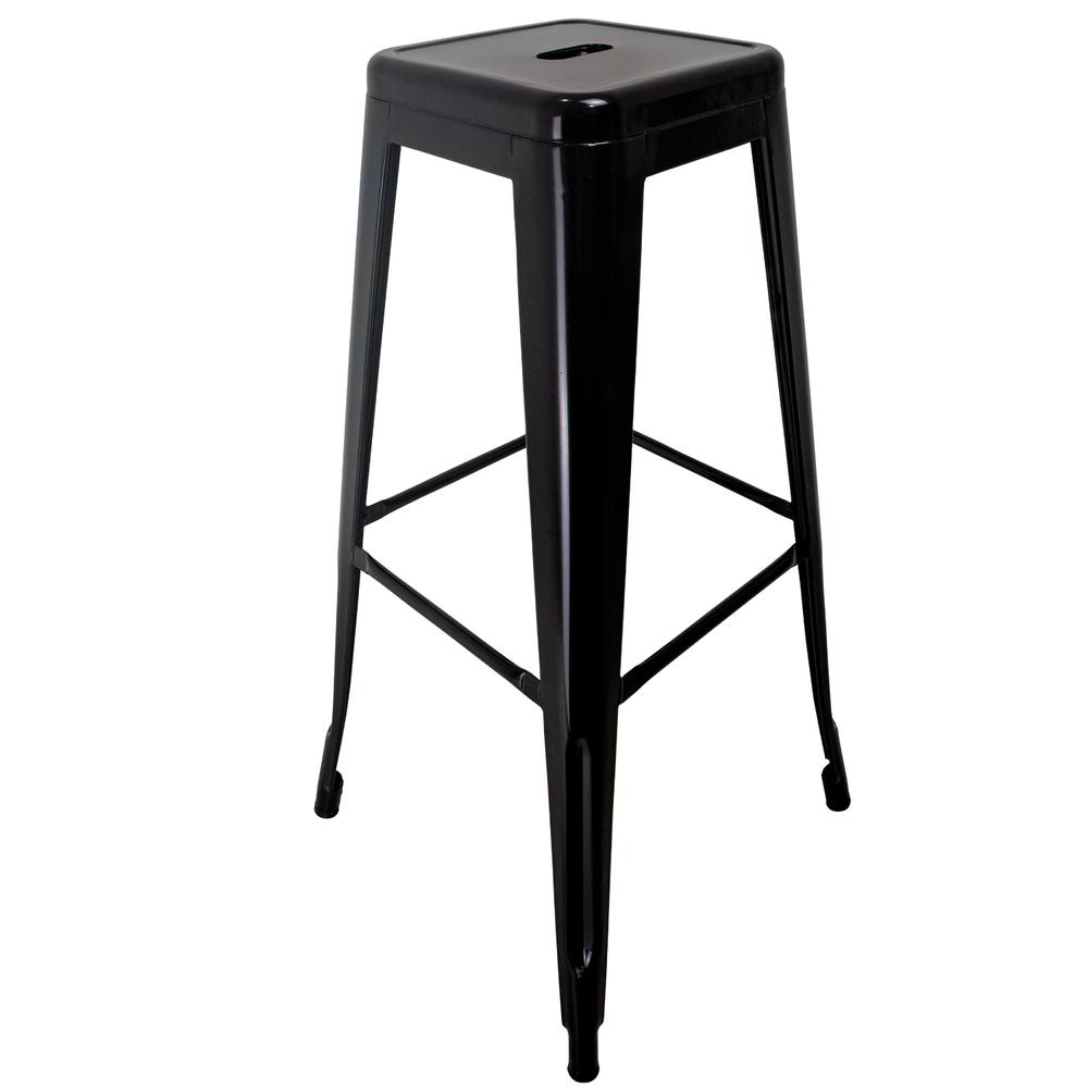 Banco Alto KingsHouse 300254 color Negro