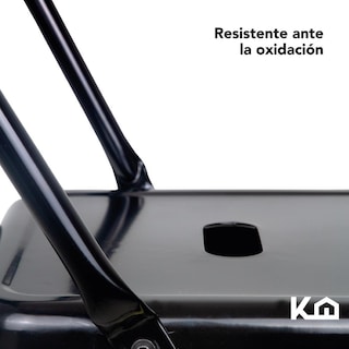 Foto 6 | Banco Alto Tipo Tolix KingsHouse COMBO-KH-94 color Negro 2 Piezas