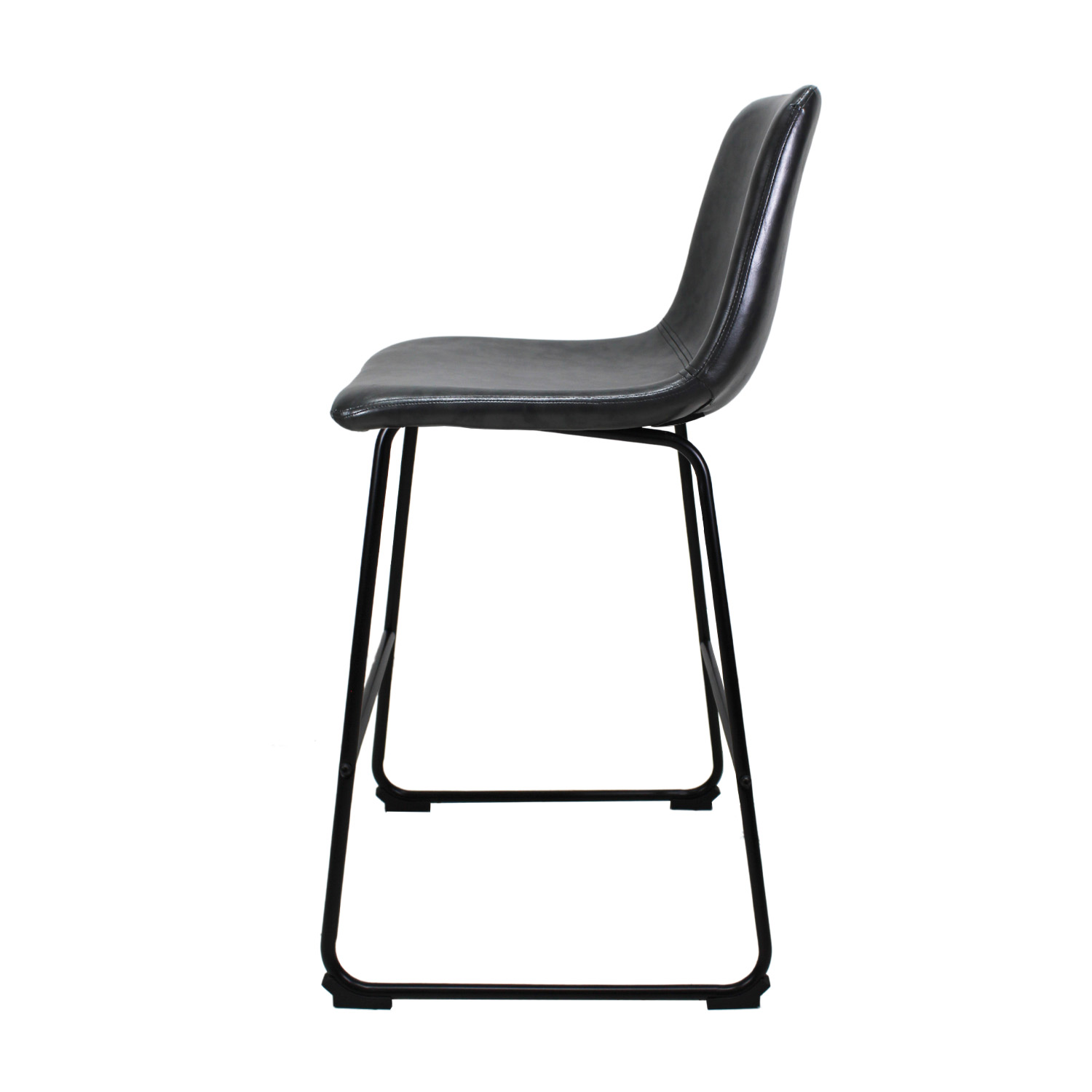 Foto 4 pulgar | Set de 2 Bancos Phoenix Mundo In 65cm Tapizado Pu Acero color Negro