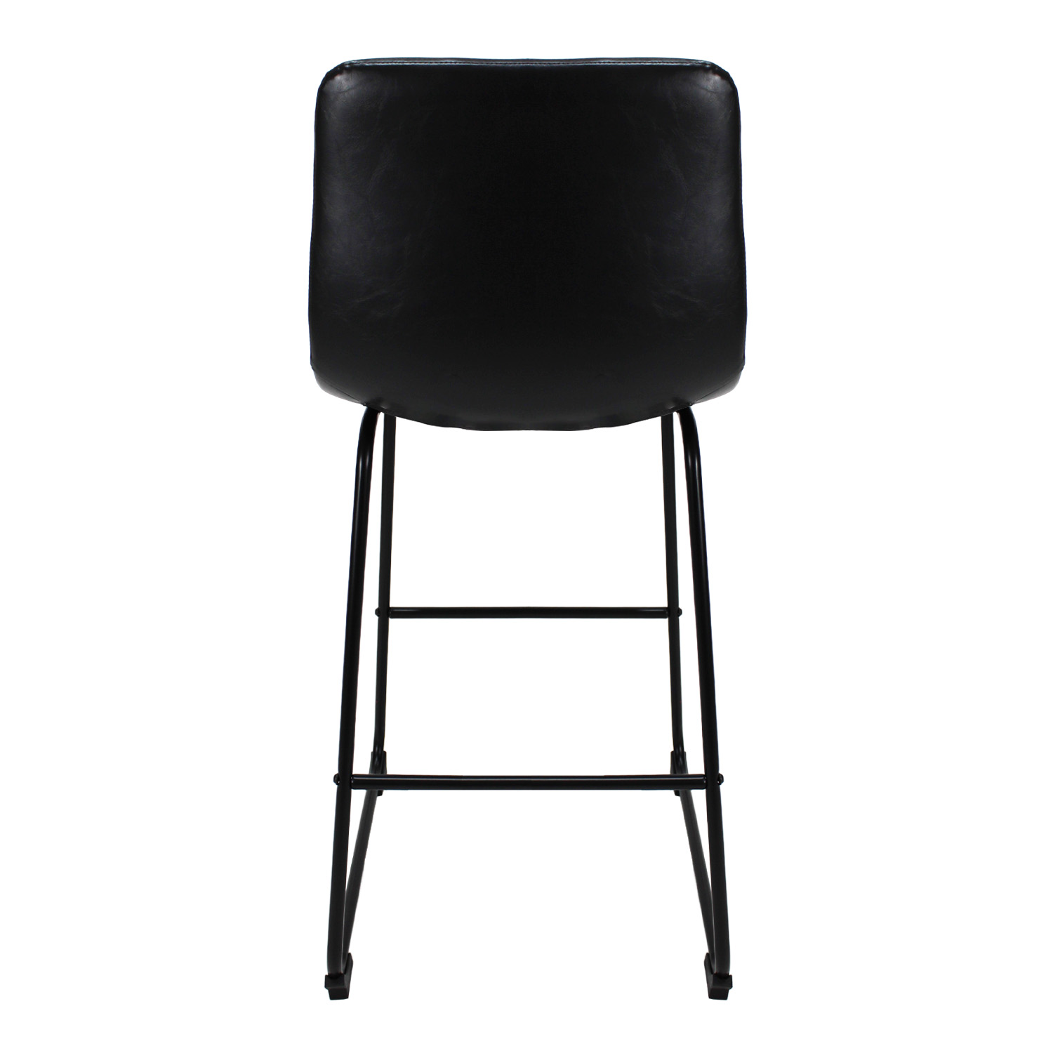 Foto 5 pulgar | Set de 2 Bancos Phoenix Mundo In 65cm Tapizado Pu Acero color Negro