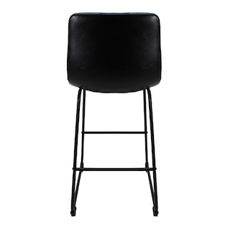 Foto 4 | Set de 2 Bancos Phoenix Mundo In 65cm Tapizado Pu Acero color Negro