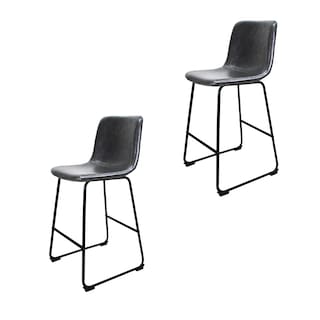 Foto 1 | Set de 2 Bancos Phoenix Mundo In 65cm Tapizado Pu Acero color Gris