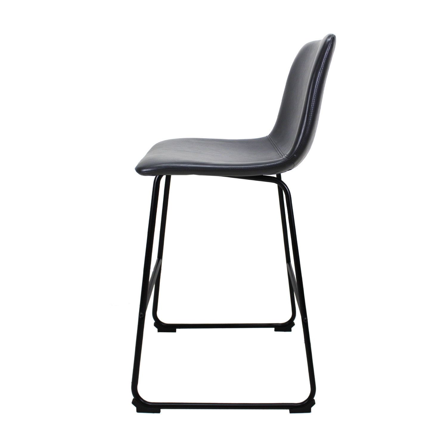 Foto 4 pulgar | Set de 2 Bancos Phoenix Mundo In 65cm Tapizado Pu Acero color Gris