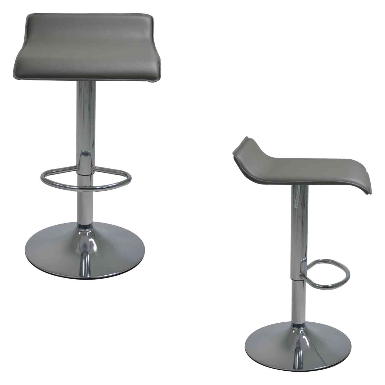 Foto 3 | Bancos Altos Rack & Pack MKZ-Bancobarrgri Gris 2 Piezas