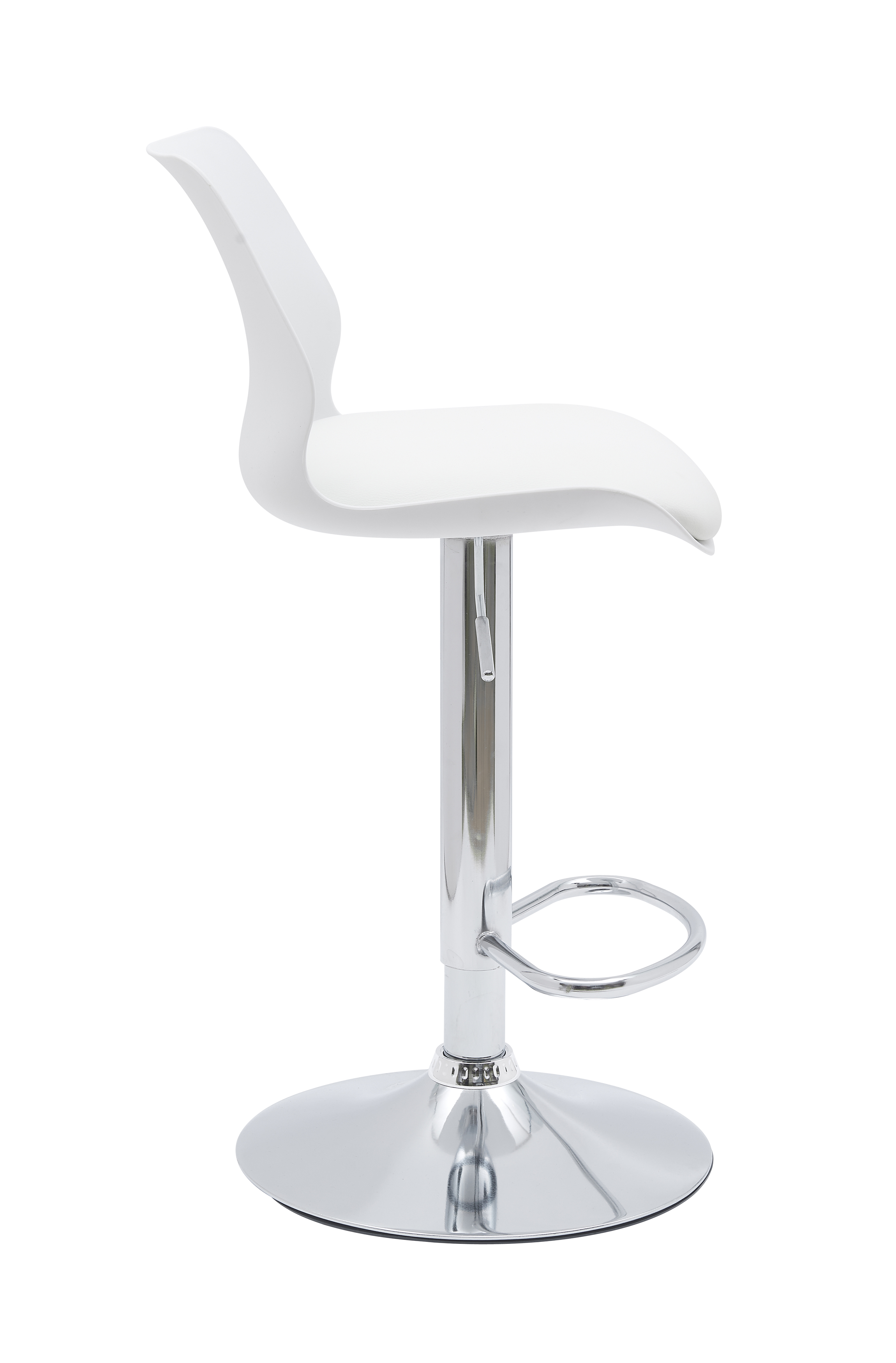 Foto 4 | Bancos Altos Giratorios con Respaldo EKE Life Home 2 Piezas Blancos
