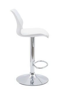 Foto 4 | Bancos Altos Giratorios con Respaldo EKE Life Home 2 Piezas Blancos