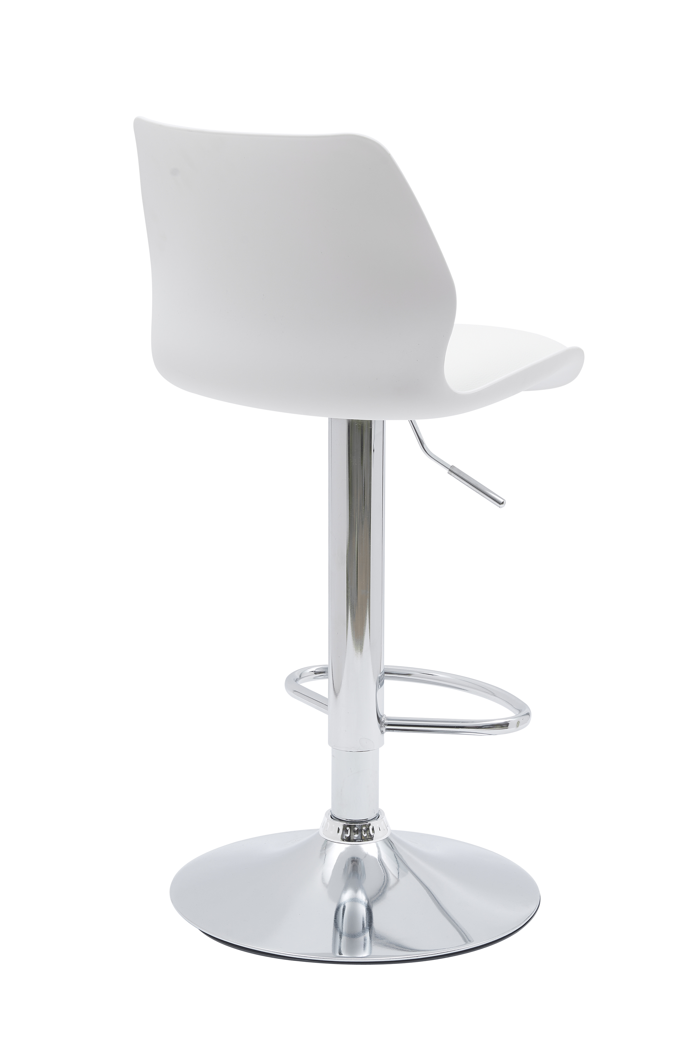 Foto 5 | Bancos Altos Giratorios con Respaldo EKE Life Home 2 Piezas Blancos