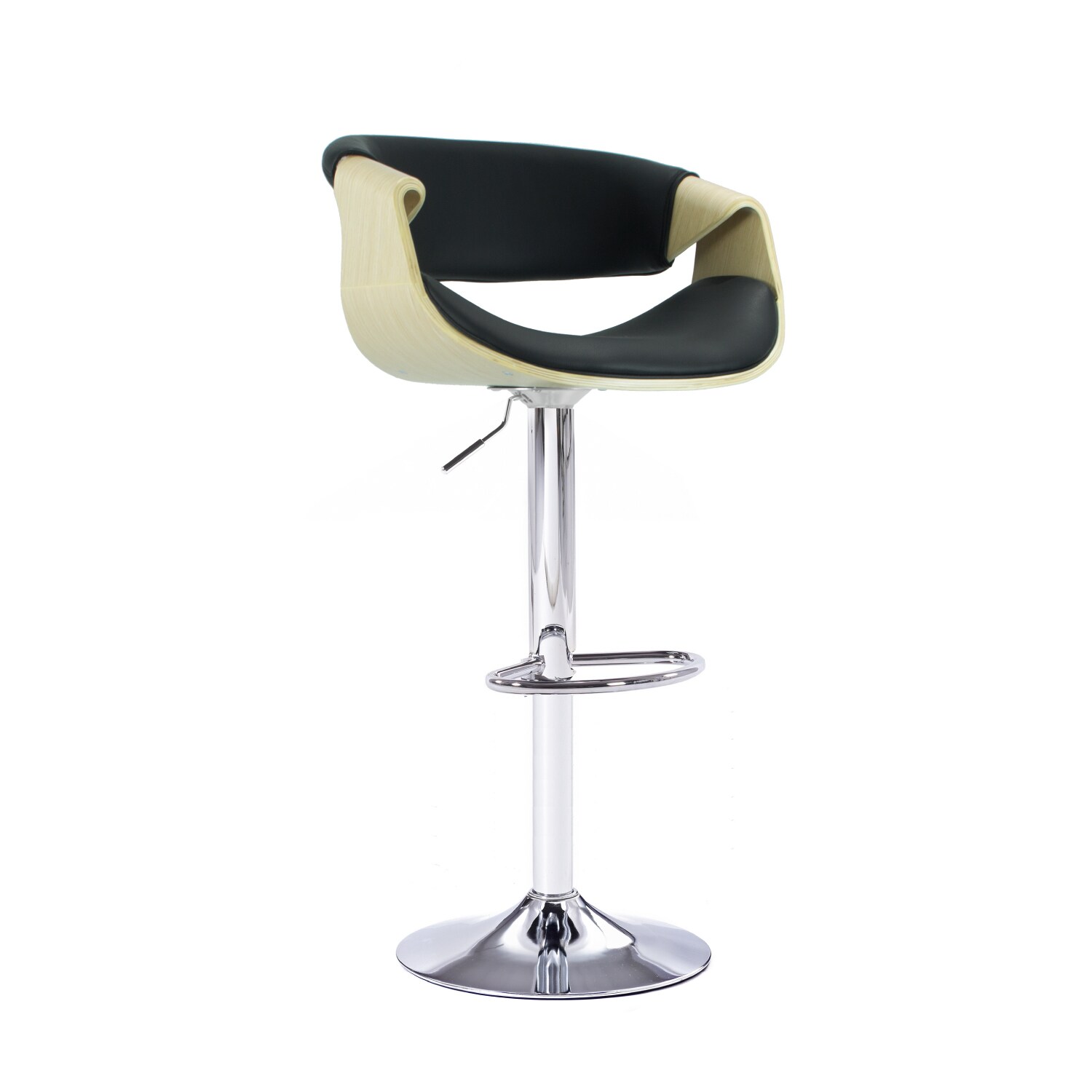Banco Alto Top Living de Vinipiel Negro $2,379