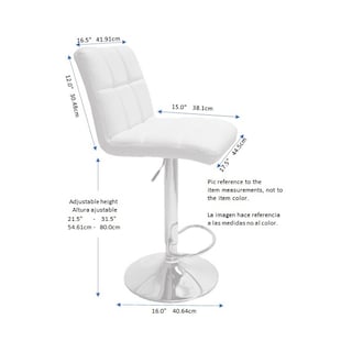 Foto 5 | Set dos Bancos Euroluce Set335b Gris Para Barra Giratorio