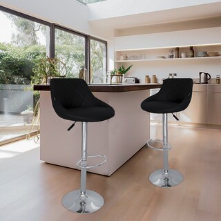 Foto 6 | Set 2 Bancos Giratorios Ajustables Para Barra, Cocina O Bar Marca Gravita