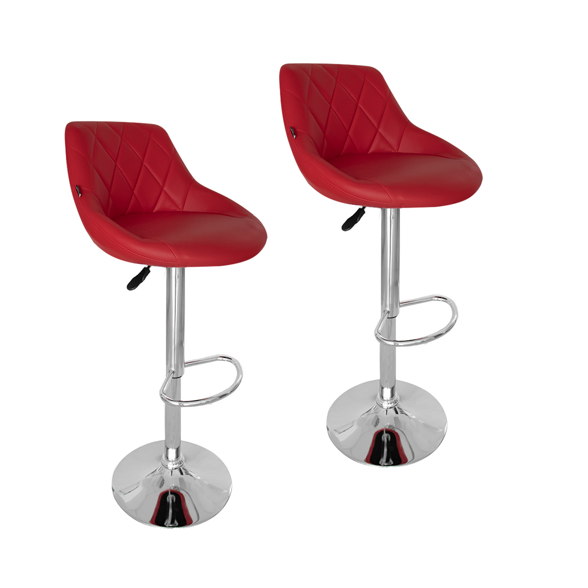 Set 2 Bancos Giratorios Ajustables Para Barra, Cocina O Bar Marca Gravita