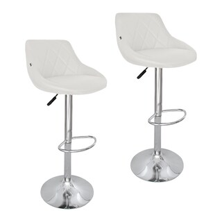 Foto 1 | Set 2 Bancos Giratorios Ajustables Para Barra, Cocina O Bar Marca Gravita