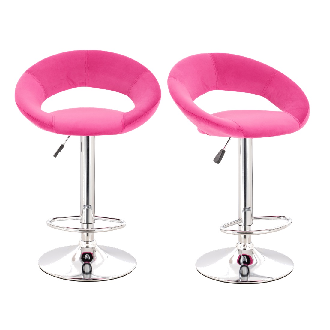 Foto 2 pulgar | Set Dos Bancos Euroluce Set3230 Rosa Terc Para Barra Giratorio