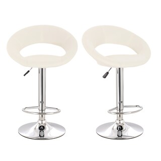 Foto 1 | Set Dos Bancos Euroluce Set3230 Blanco Pu Para Barra Giratorio