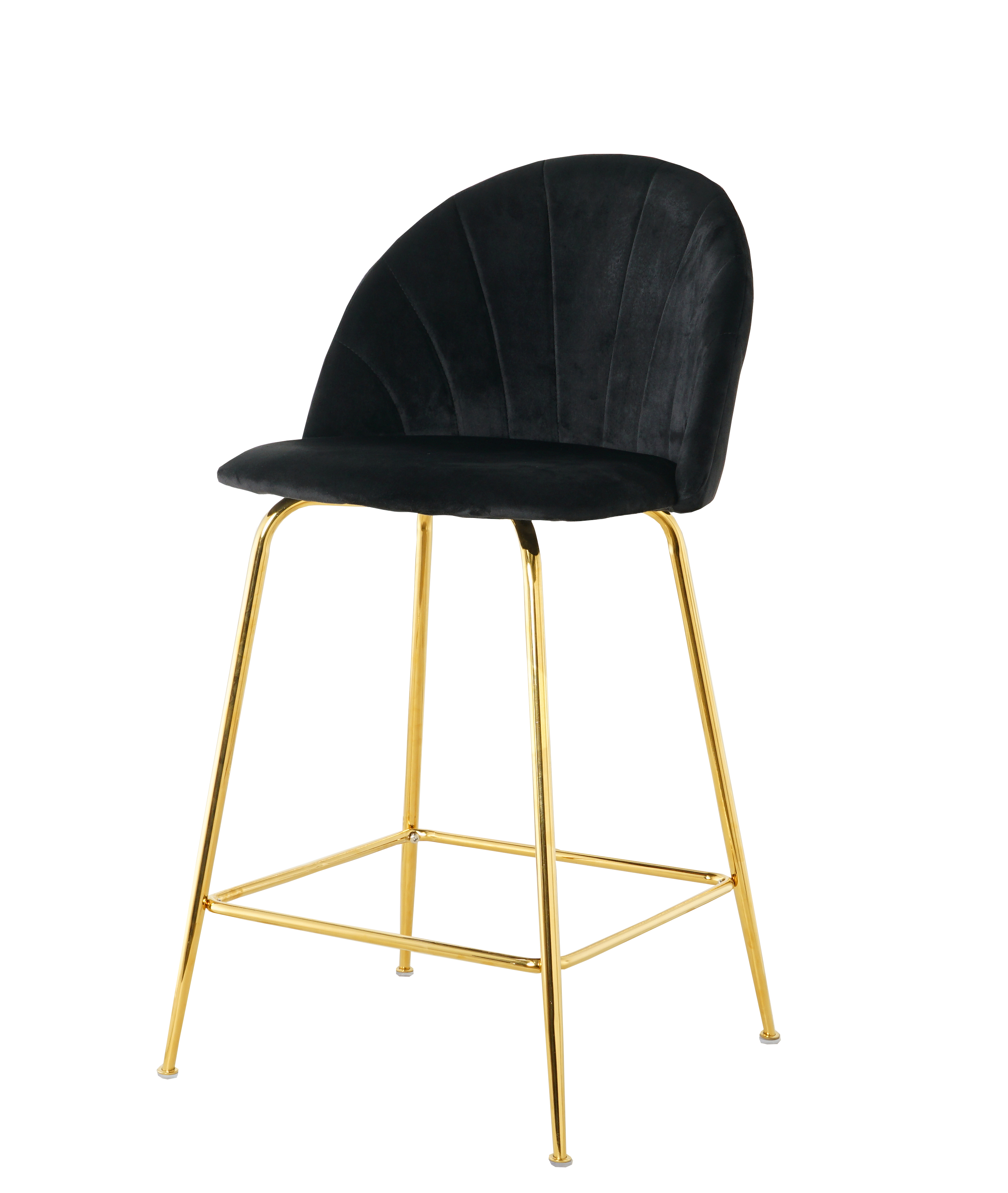 Foto 1 | Banco Terzetto Fureli Velvet Negro Dorado