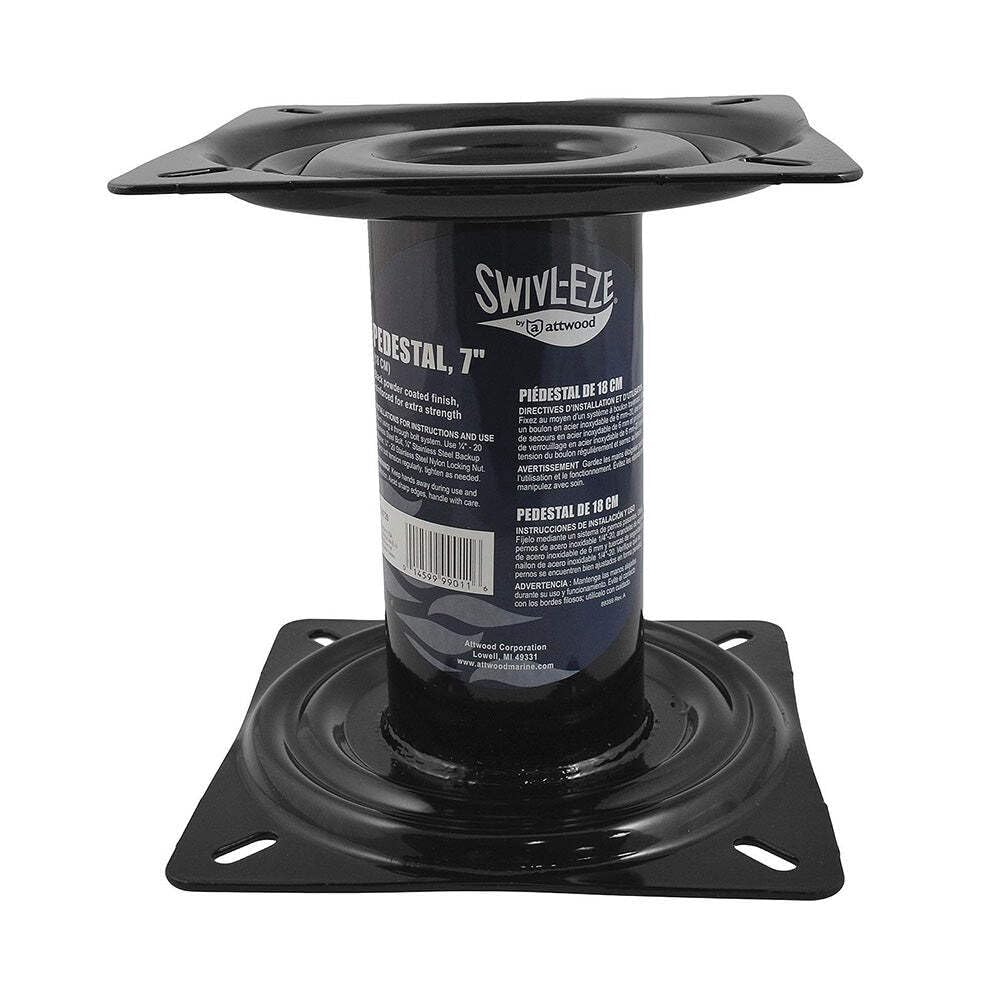 Foto 2 pulgar | Pedestal Para Asiento De Barco Attwood 90720 Negro Con Revestimiento En Polvo De 7 Asientos - Venta Internacional.