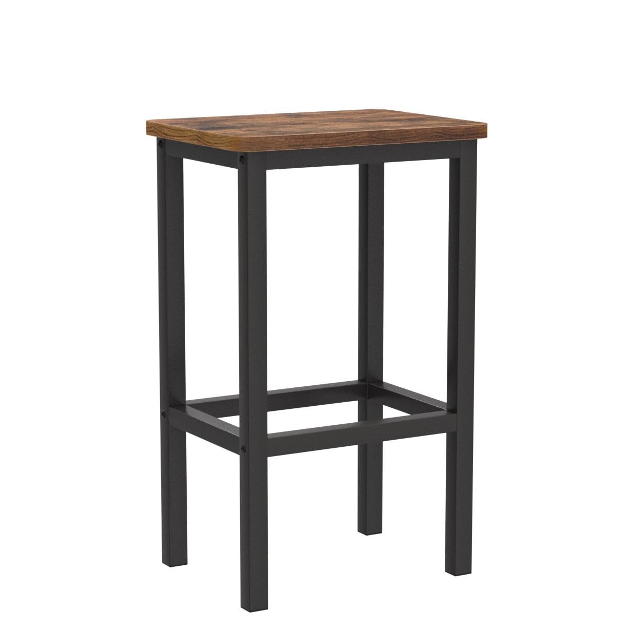Foto 5 pulgar | Taburete De Bar Vasagle Mlbc65x De Estilo Industrial, Juego De 2, Color Marrón - Venta Internacional.