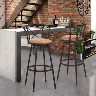 Foto 4 | Bancos Furniturer con Asiento Giratorio de 360 Grados 2 Piezas