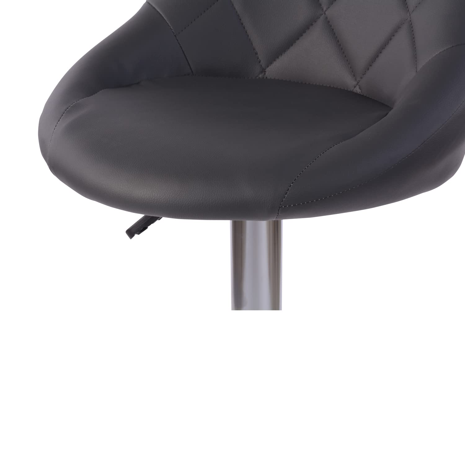 Foto 9 pulgar | Taburete De Bar Furniturer Hatan Gris 38.5 X 38.5 X 83-103 Cm