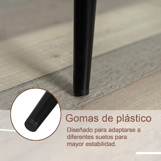 Foto 7 | Set De 2 Taburetes De Bar Furniturer Charlton Marrón 45.5 X 44 X 100 Cm