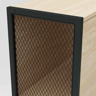 Foto 6 | Estantería Vitrinas Y Credenza De Multiuso Para Organización Y Almacenamiento Para Hogar Y Oficina