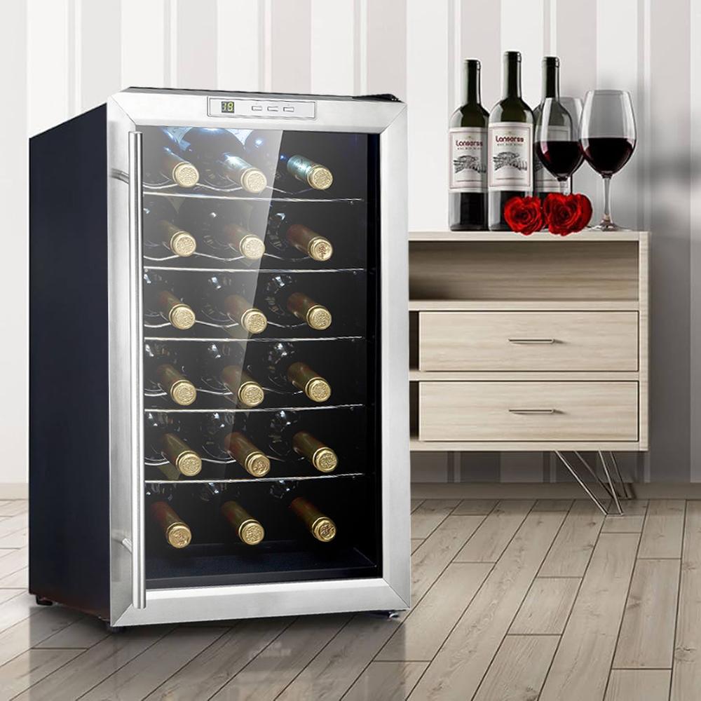 Foto 4 pulgar | Cava Enfriador de Vinos para 18 Botellas Frigobar 110-120v