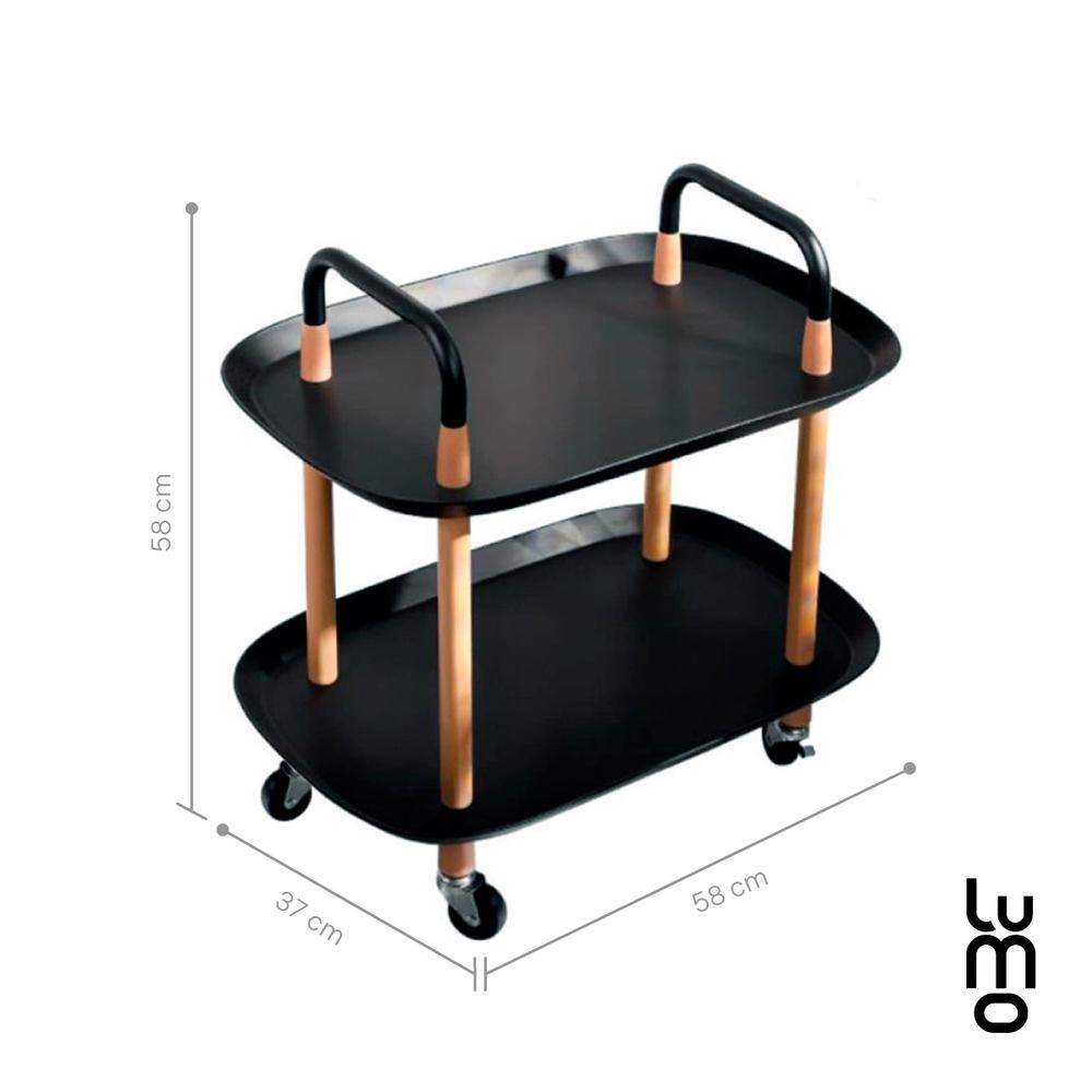 Foto 2 | Carrito Auxiliar Lumo de 2 Niveles