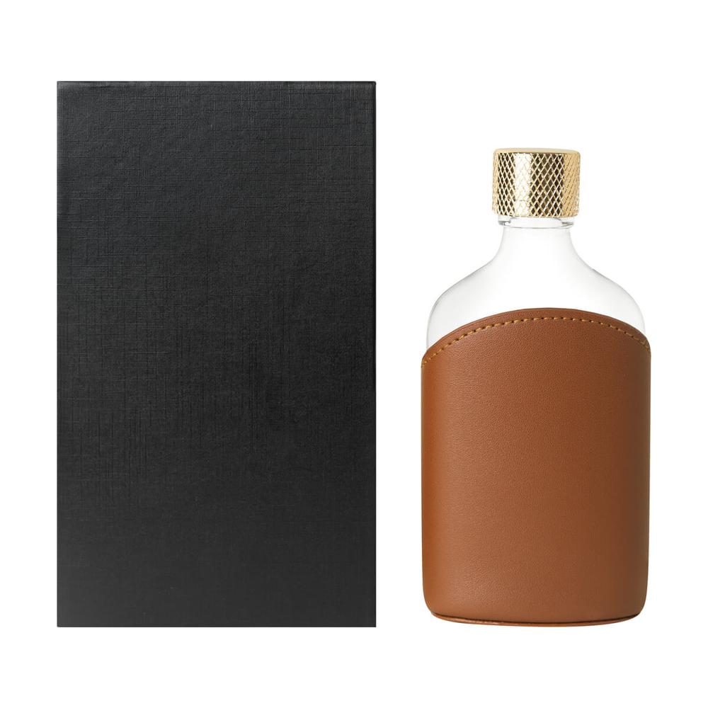 Foto 3 | Licorera Publicitaria De Vidrio Con Funda Premium