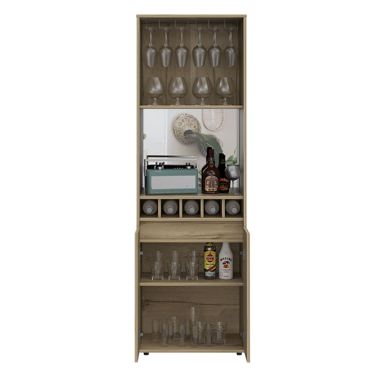 Foto 3 pulgar | Mueble Bar Excelsior Prana color Beige