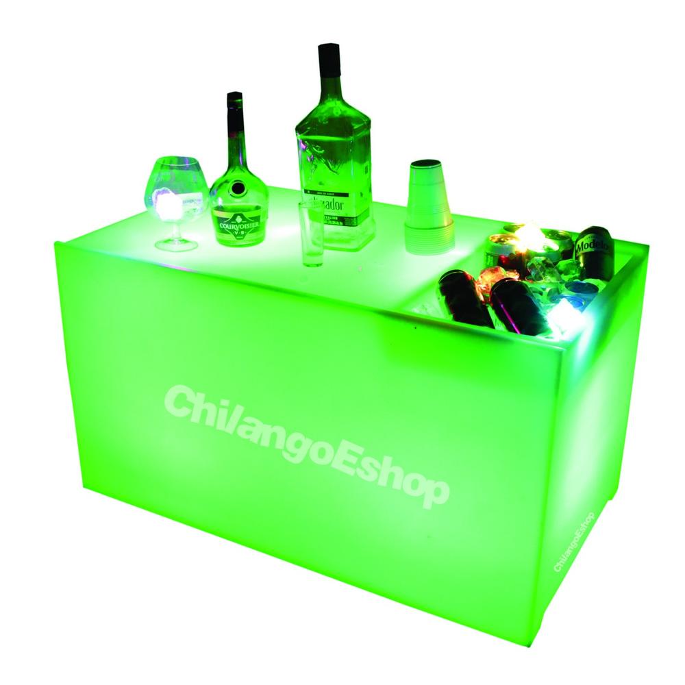 Mesa Con Hielera Iluminada  Neonmania $3,290