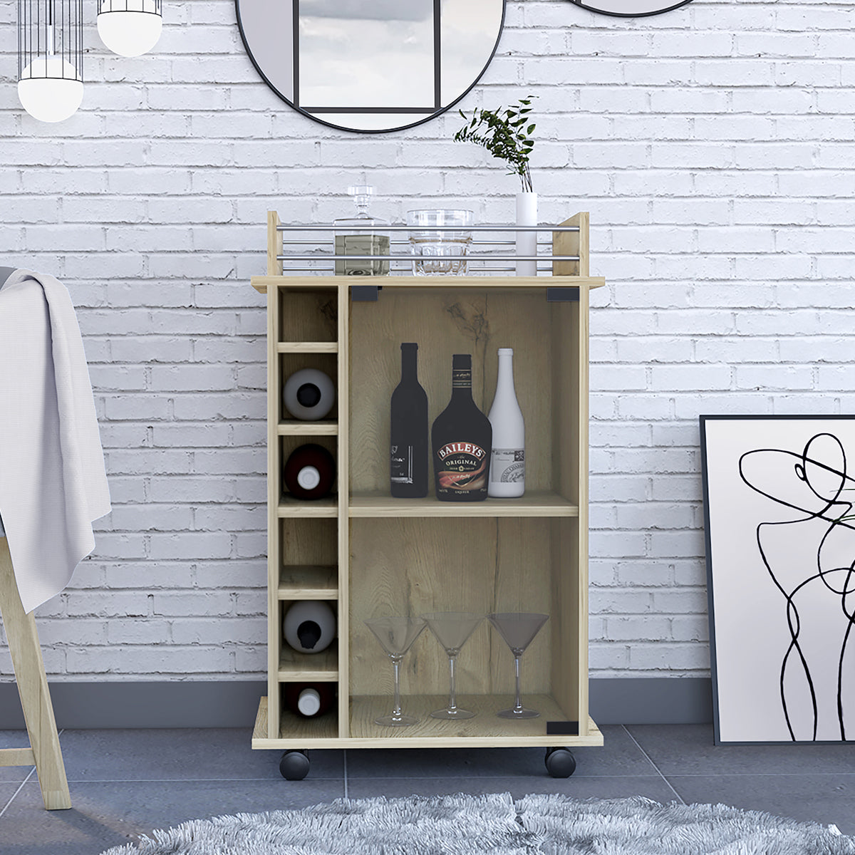 Foto 1 | Mueble Bar Dukat, Color Duna