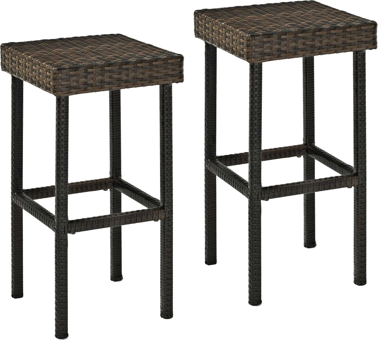 Foto 1 | Taburetes De Bar Para Exteriores Crosley Furniture Palm Harbor Brown, Juego De 2 - Venta Internacional.