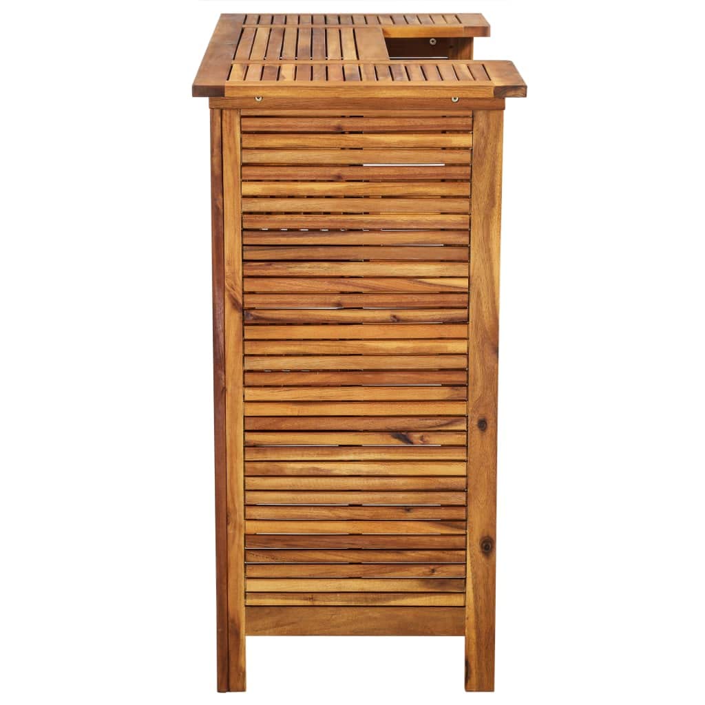 Foto 5 | Mesa De Bar Vidaxl Outdoor Pub Bistro De Madera Maciza De Acacia - Venta Internacional.