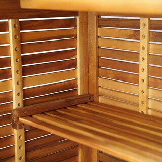 Foto 7 | Mesa De Bar Vidaxl Outdoor Pub Bistro De Madera Maciza De Acacia - Venta Internacional.