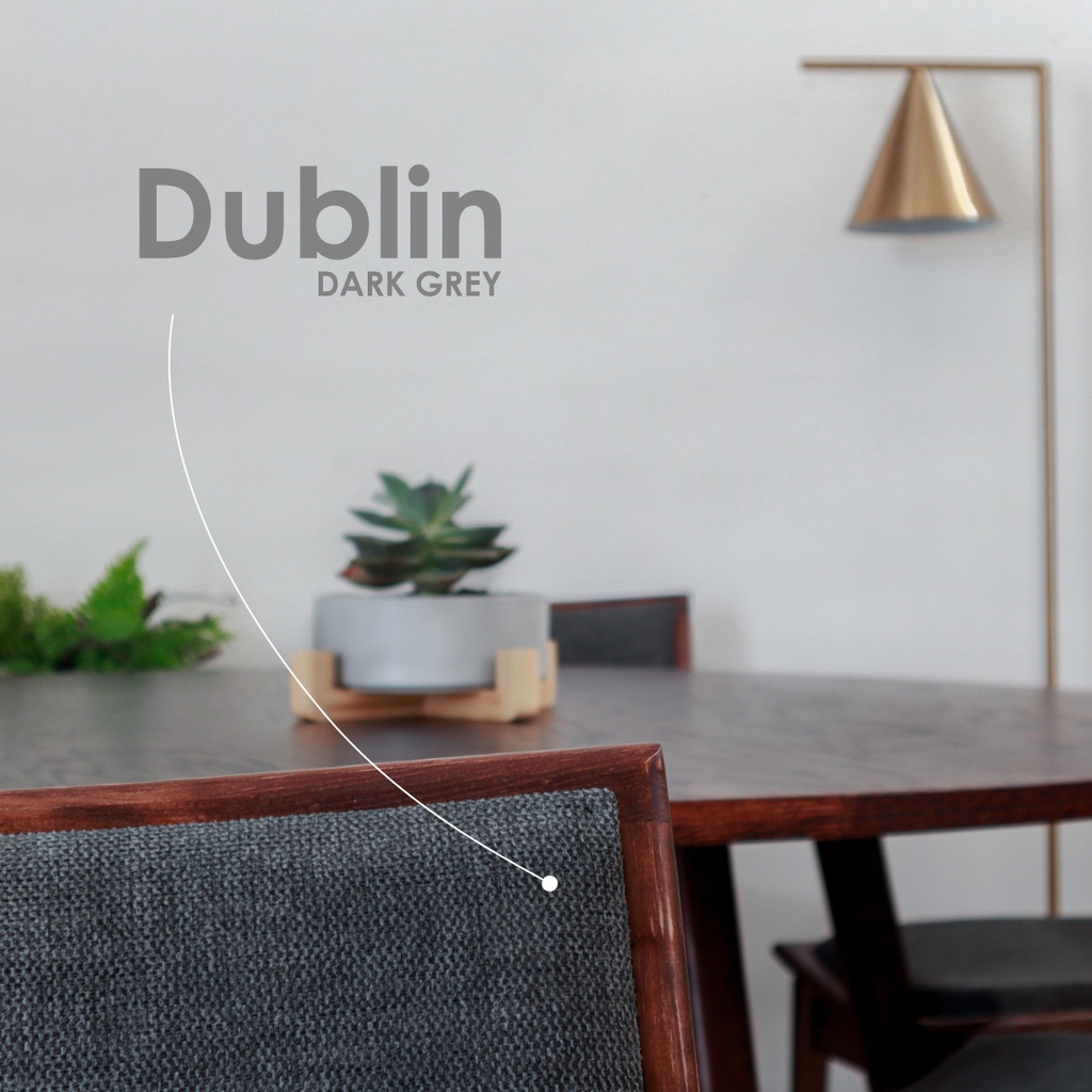 Foto 7 pulgar | Silla para Comedor Ilios Innova de Madera y Tapiz Gris Oscuro con Diseño Contemporáneo