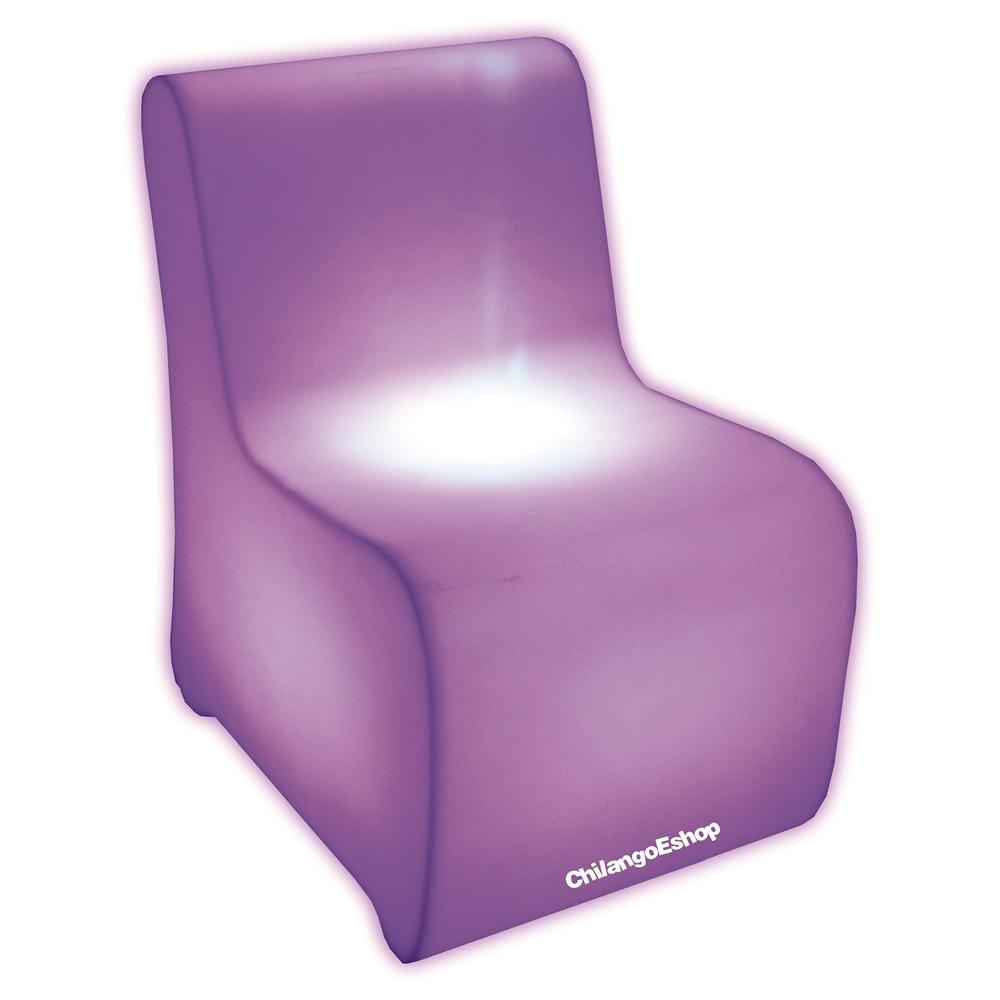 Foto 8 pulgar | Puff Sillon Led Iluminado Tipo H Sala Lounge Neonmania