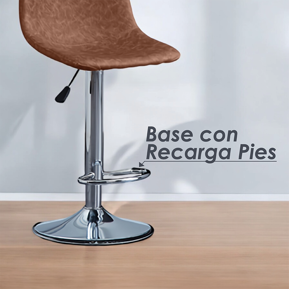 Foto 8 pulgar | Silla de Bar Minimalista Camel Ilios Innova