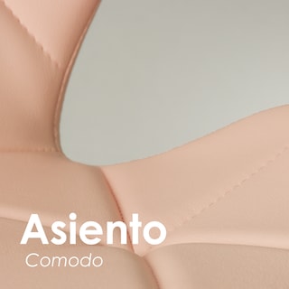 Foto 6 | Silla de Bar Acolchada Iliosinnova con Respaldo Geométrico Rosa
