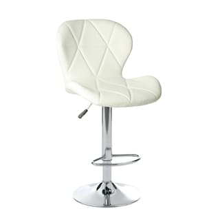 Foto 1 | Ilios Innova Silla De Bar Acolchada Con Respaldo Geométrico Blanco