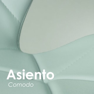 Foto 6 | Silla de Bar Ilios Innova Acolchada con Respaldo Geométrico Azul