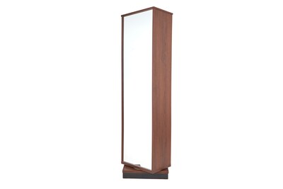 Foto 1 | Espejo De Cuerpo Completo / De Pie Giratorio Color Nogal - Madera Mdf Y Melamina