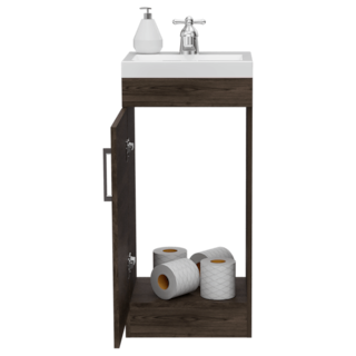 Foto 4 | Mueble Lavamanos Oporto Marrón