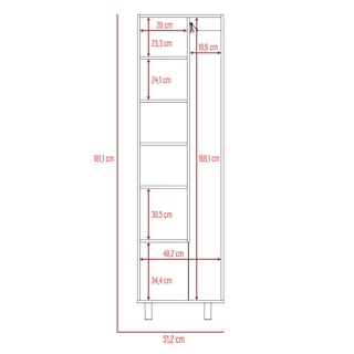 Foto 7 | Mueble de Aseo Nala Blanco Virtual Muebles