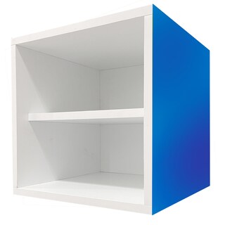 Foto 1 | Buro Flotante Baño Mdf Anti Humedad Bocina bluetooth Azul
